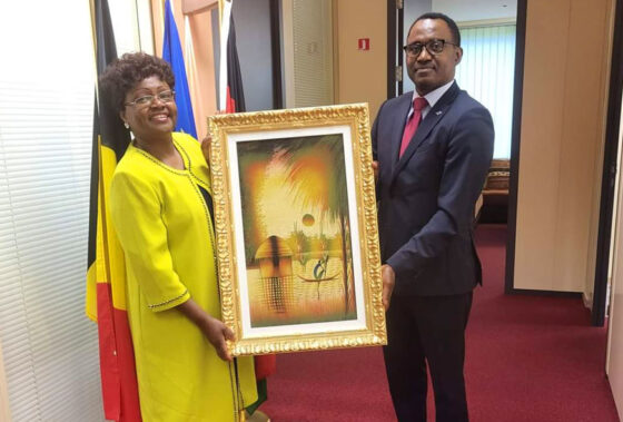 H.E Dr Naomi Ngwira meets H.E Christian Ndongala Nkuku, the Ambassador of DRC