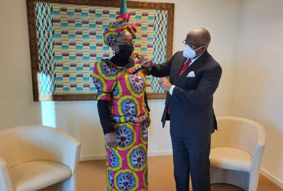 H.E Dr Naomi Ngwira made a courtesy call on Secretary General of OACPS